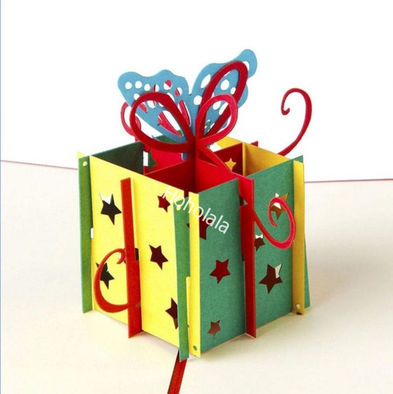 Full color gift one box type A 3D Pop Up Card - FCGC1230