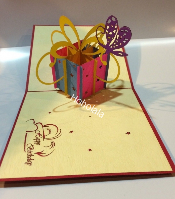 Amazing gift one box type B 3D Pop Up Card - AGBPC892