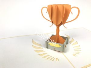 Trophies Pop Up 3D Cards  - TPU3DC59
