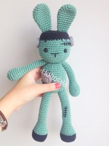 Halloween Frankenstein Crochet Design 2 - HFCD2112