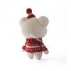red-christmas-teddy-cute-amigurumi-crochet-toy - ảnh nhỏ 2
