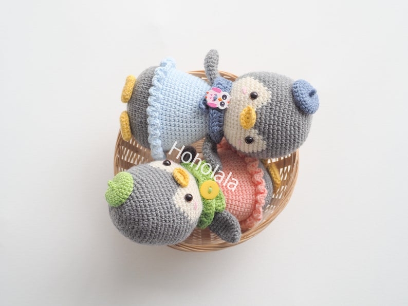 Cute penguins Amigurumi Crochet Toys