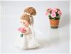 meaningful-wedding-gift-pretty-bride-handmade-crochet-doll-mwgpb001 - ảnh nhỏ 4