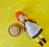 orange-braided-hair-wearing-hat-pretty-girl-doll-amigurumi-handmade-crochet-doll-bhhpahd001 - ảnh nhỏ 2