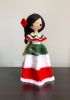 hula-mexico-girl-doll-crochet-toy-for-kid-100-cotton-hmgdk001 - ảnh nhỏ  1