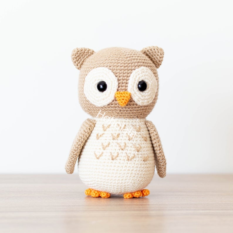 Aldric the Lovely Owl Kids Toys Amigurumi Handmade Toys_ALOWKTAH0001