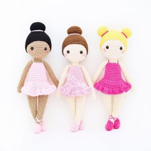 Bellerina Dolls Amigurumi Crochet Toys_ BD0002