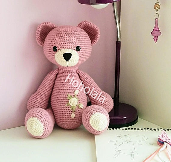 Cute Pink Teddy Bear - CPTBHC14