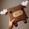 crochet-reindeer-pillow-crphc301 - ảnh nhỏ  1