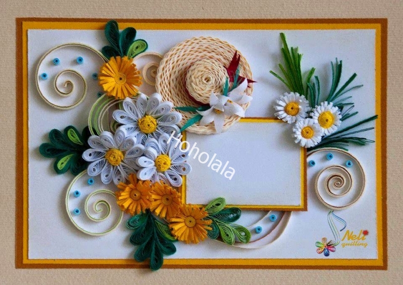 Quilling card - J0003