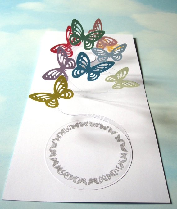 Butterfly Card Spiral - BCS1356